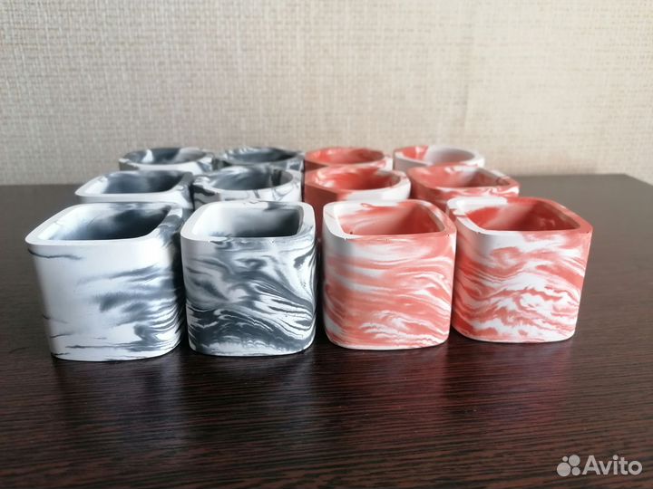 Гипсовый подсвечник