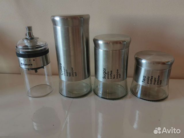 Набор баночек для сыпучих продуктов