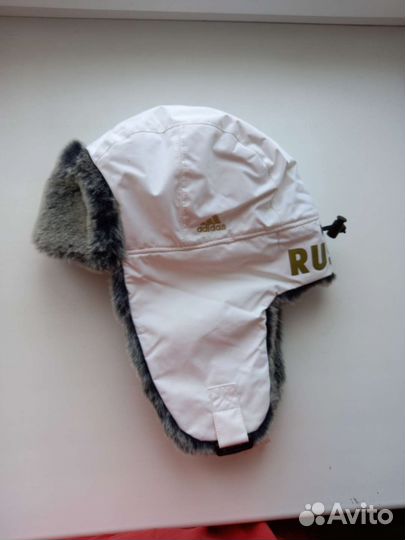 Шапка ушанка adidas детская