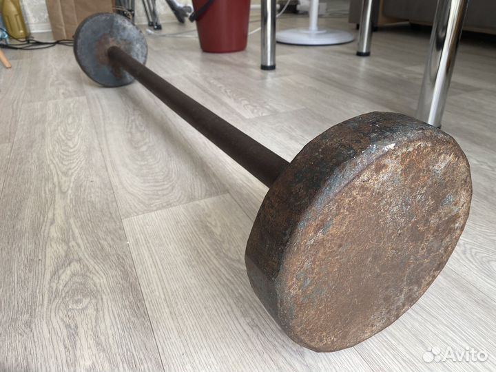 Штанга с блинами