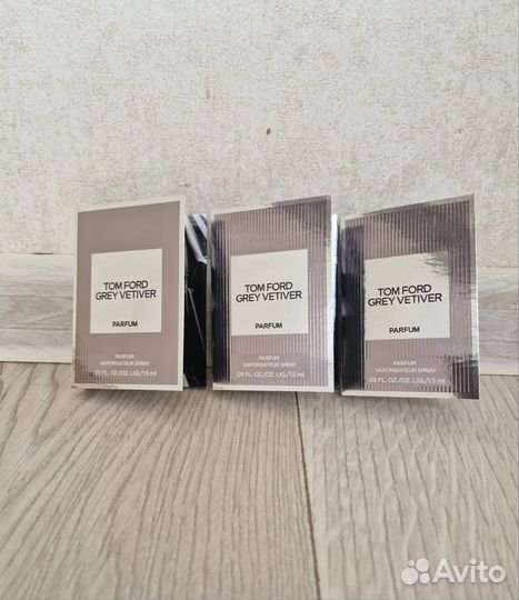 Tom Ford grey vetiver пробник 1,5 мл новые