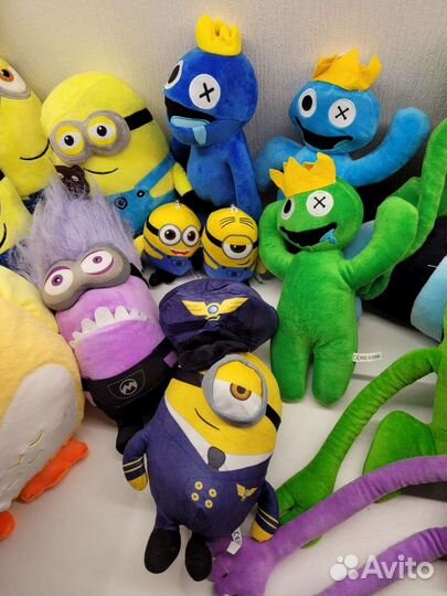 Роблокс радужные друзья, сова, миньоны