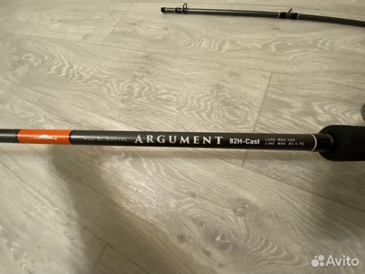 Кастинговый спиннинг с катушкой