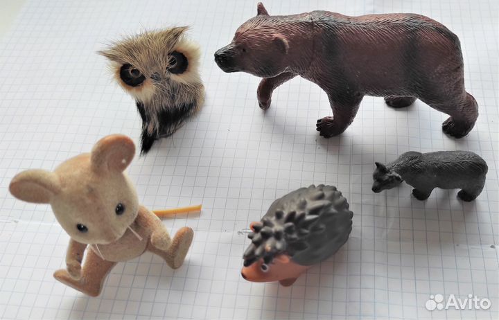Фигурки лесных зверей