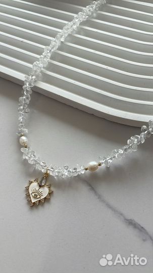 Чокер серьги браслет ручная работа