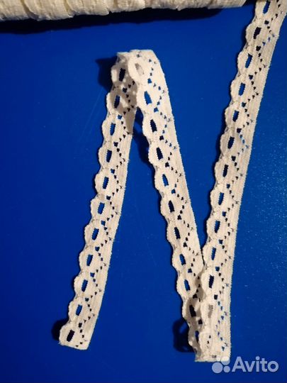 Хлопковое кружево белое