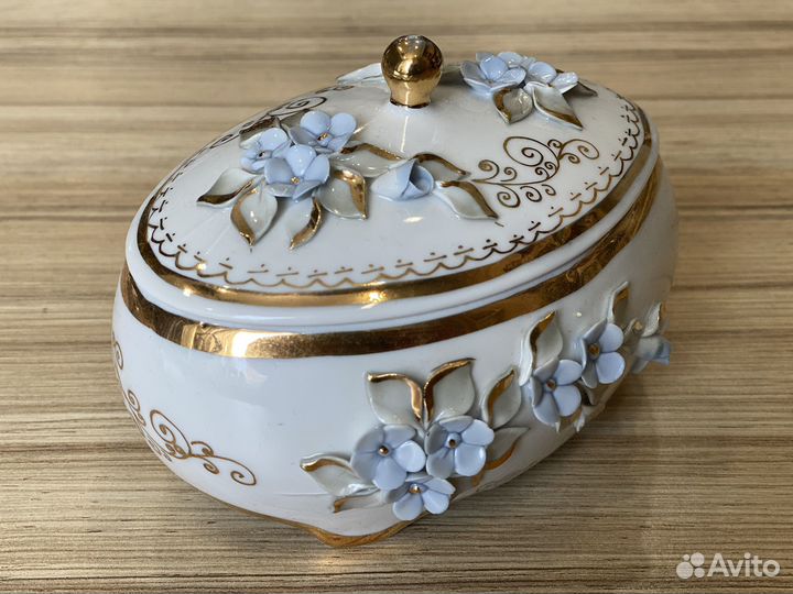 Шкатулка СССР фарфор
