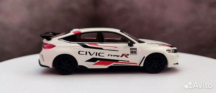 Модель 1:64 minigt Honda Civic Type R 2023 Honda