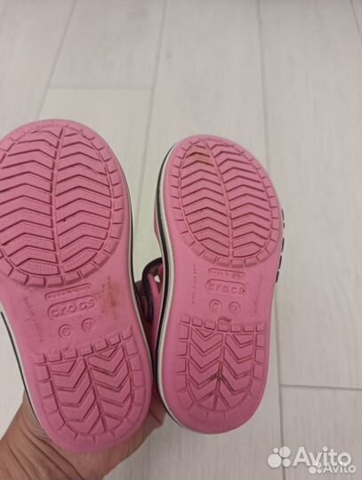 Crocs сабо, босоножки для девочки c7, 23р