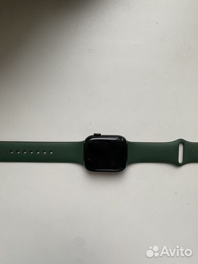 Часы apple watch 7 45 mm green