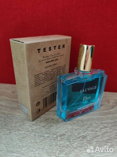 Тестер ОАЭ Christian Dior Sauvage / EDP 65 ml
