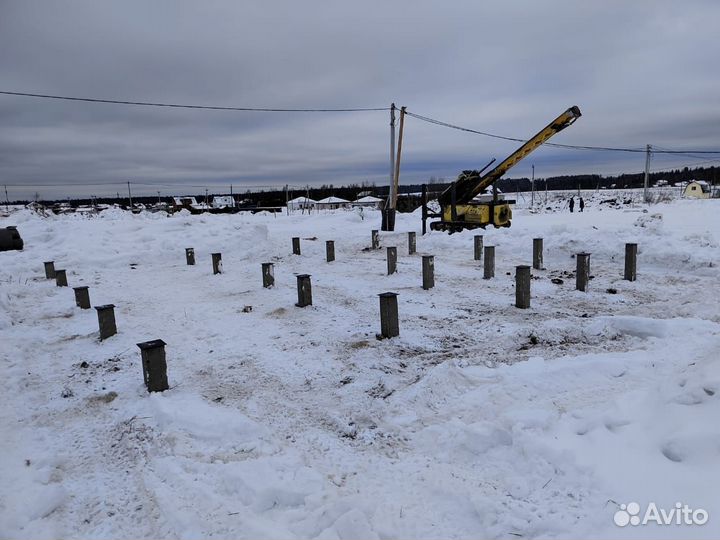 Забивные Жб сваи / Фундамент