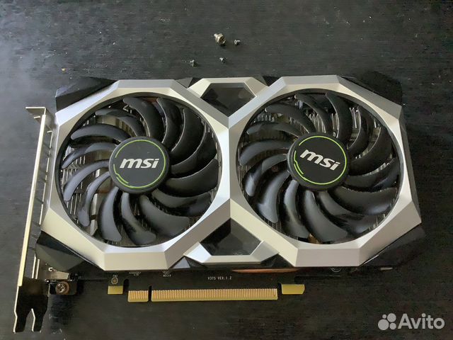 Видеокарта MSI GeForce GTX 1660 super ventus 6GB объявление продам