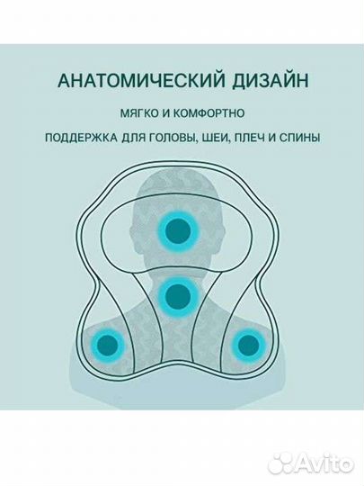 Новая подушка ортопедическая для ванны подголовник
