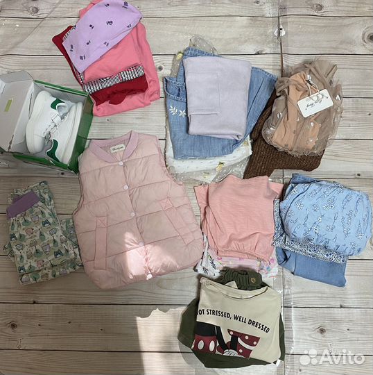Вещи пакетом на девочку 98