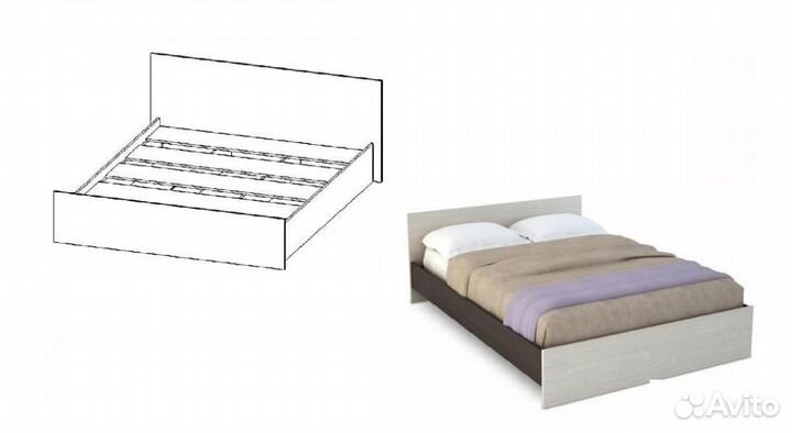 Двуспальная кровать