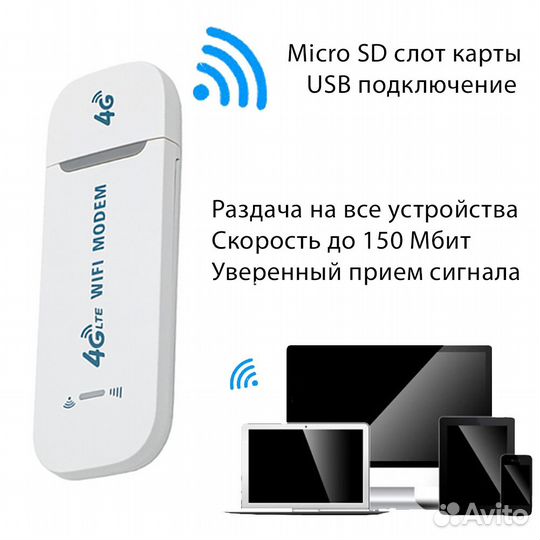 4g модем WiFi раздача