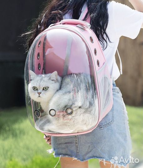 Рюкзак переноска для кошек и собак иллюминатор