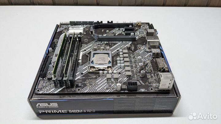 Комплект i3 10100F + Asus B460