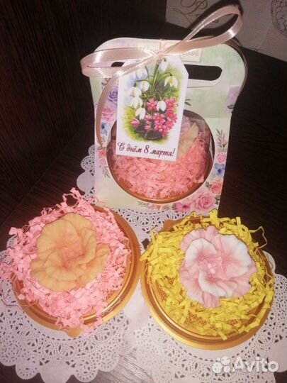 Цветы из мыла