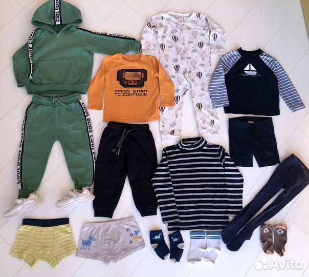 Пакет детских вещей 92 zara next h&m