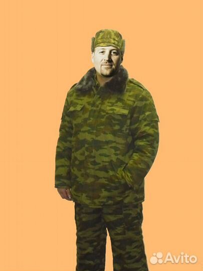 Камуфлированный комплект зимний+ доп. брюки
