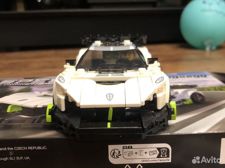 Машина lego speed champions Koenigsegg (собранная)