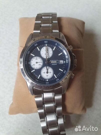 Часы Seiko chronograph Blue