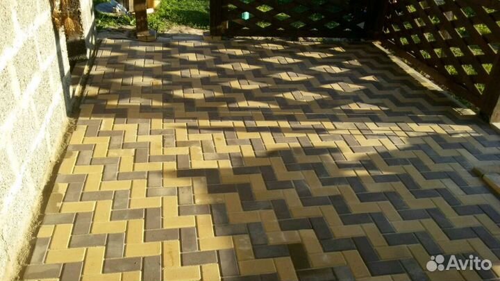 Укладка брусчатки