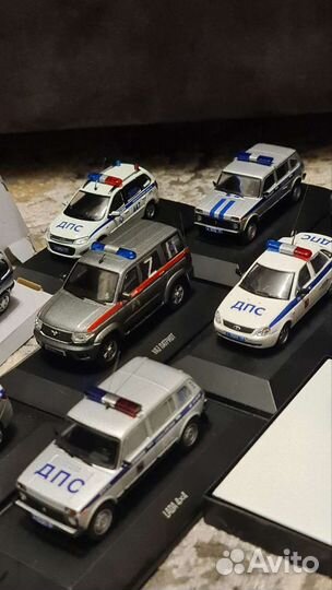 Современные полицейские Машины 1/43