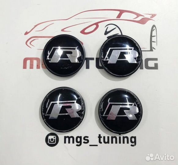 Колпачки в ступицу R-Line VW 4 шт