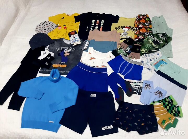 Детские вещи пакетом на мальчика, 30 ед