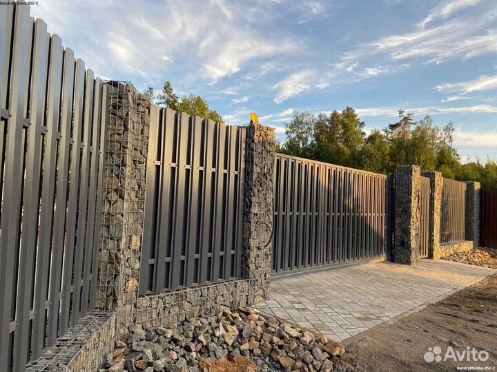 Подпорные габионы колонна 50*50мм в наличии