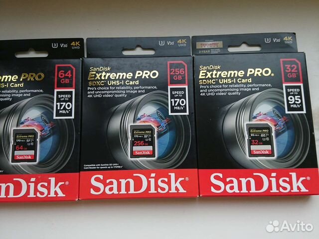 SanDisk Extreme PRO sdxc 256 Gb