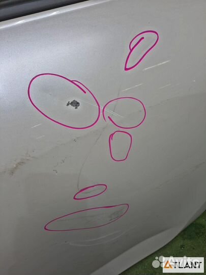 Дверь боковая задний левый toyota vanguard