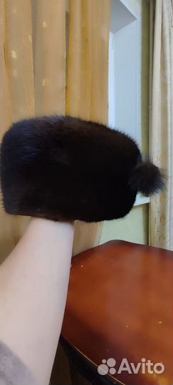 Шапка норковая женская