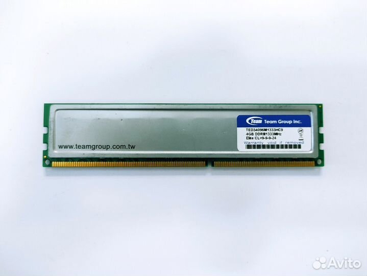 Опер. память Team Group Elite DDR3 4Gb 1333MHz