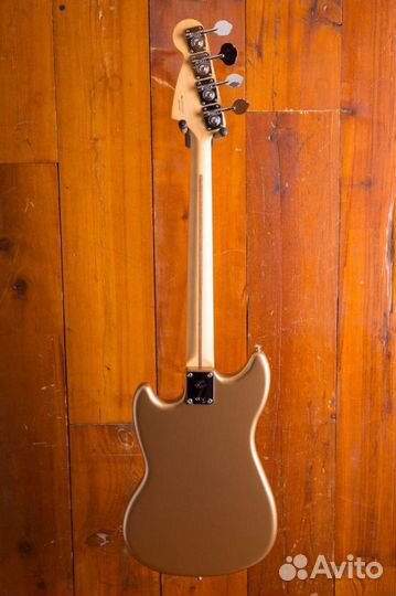 Fender Player Mustang Bass PJ PF Firemist Gold