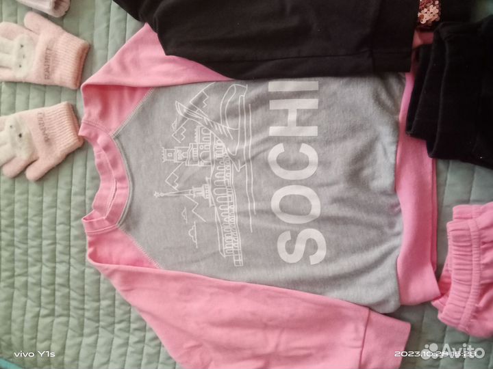 Детские вещи пакетом для девочек 116 122