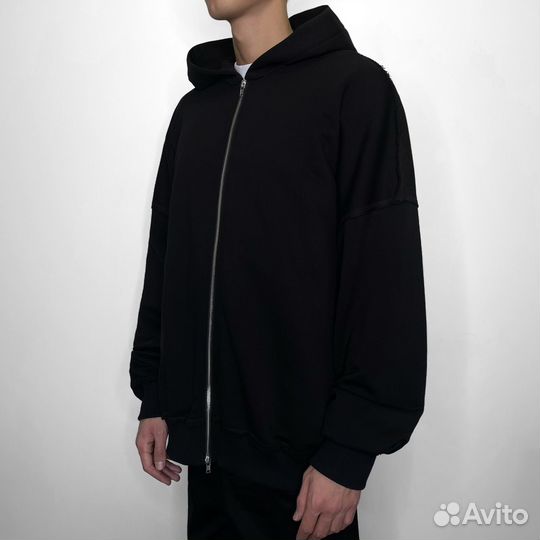 Оверсайз зип худи 