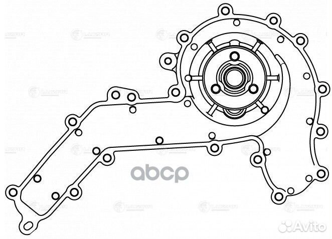 Насос системы охлаждения LWP1834 luzar