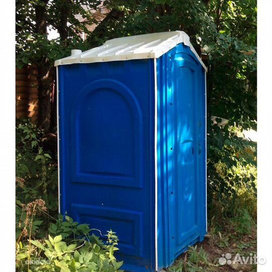 Туалетные кабины из первичного пластика, новые и б