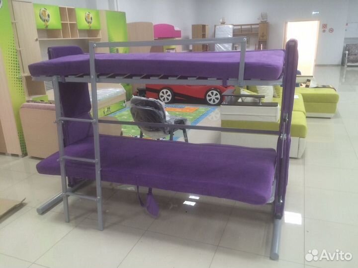 Диван кровать двухъярусный