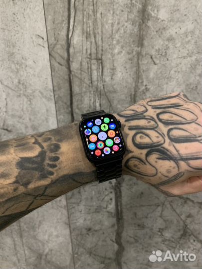 Часы apple watch 7 45 mm черные