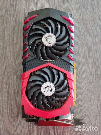 Видеокарта MSI GeForce GTX 1060 gaming X+ 6G