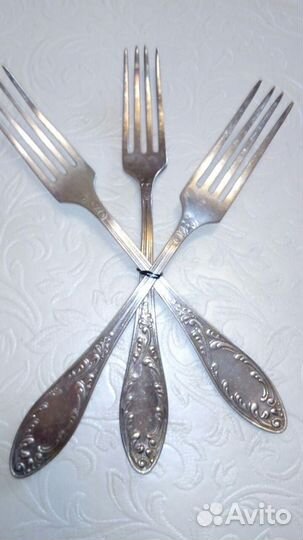 Столовые приборы cccр мельхиор.Футляр для приборов
