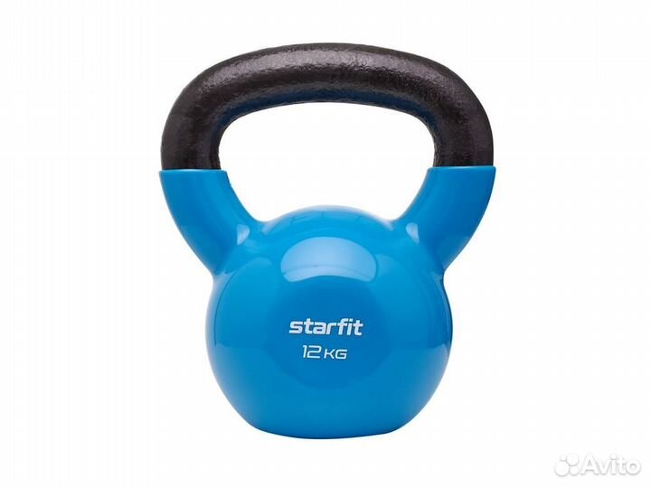 Гиря виниловая Starfit DB-401, 12 кг, синий