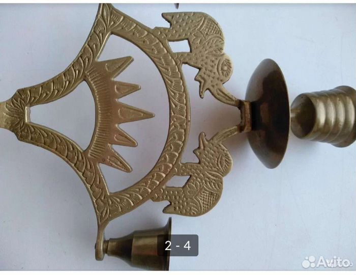 Бронзовый подсвечник из Индии 