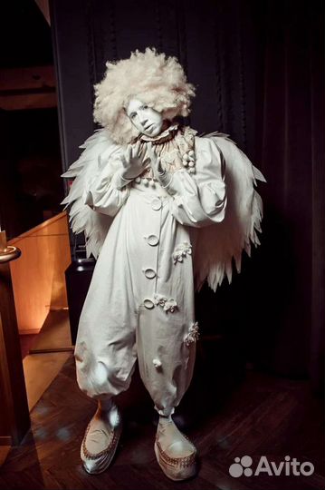 Артисты на мероприятие.Мимы.Ангелы.Встреча гостей