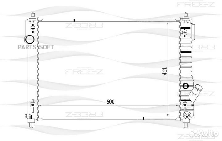 Free-Z KK0141 Радиатор